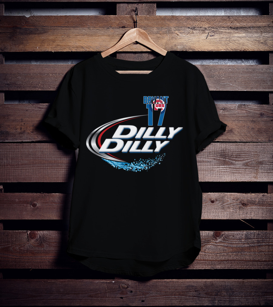 Bryant 17 Chicago Cubs Dilly Dilly Majestic T-Shirt