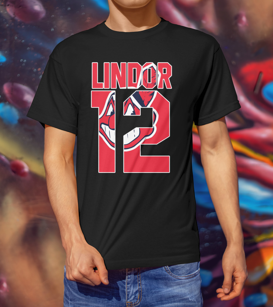 Lindor 12 Cleveland Indians T-Shirt
