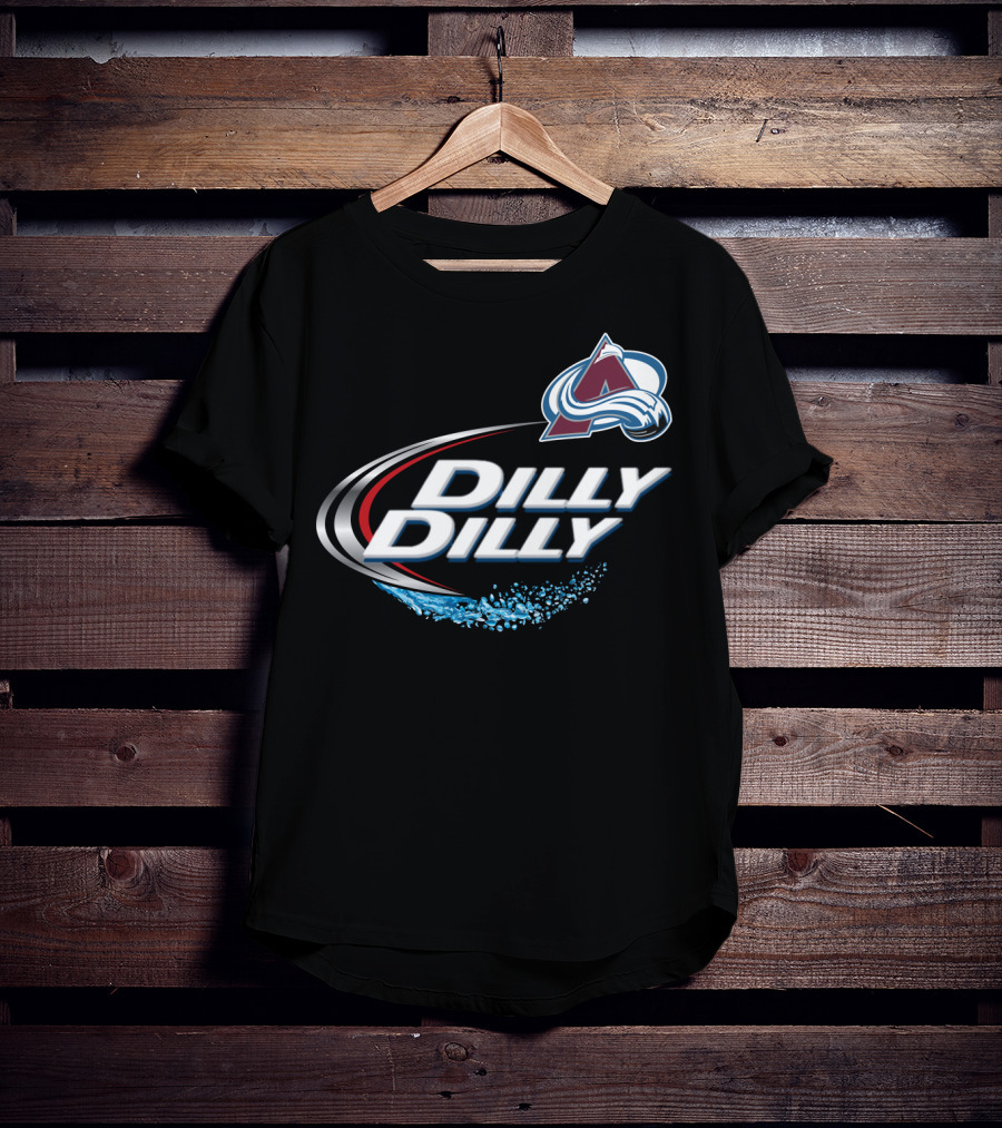 Colorado Avalanche Dilly Dilly Fan Shirt With Team Logo And Splash Motif T-Shirt