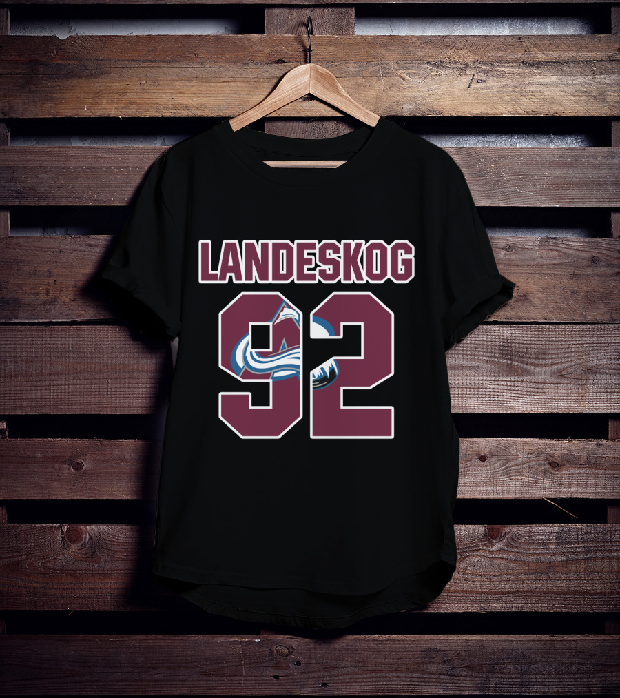 Landeskog 92 Colorado Avalanche NHL T-Shirt