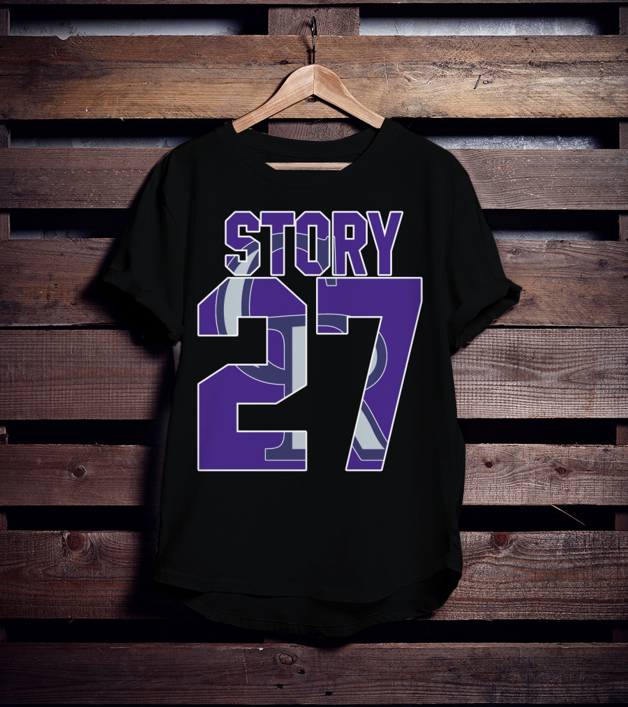 Colorado Rockies Story 27 Player Number T-Shirt