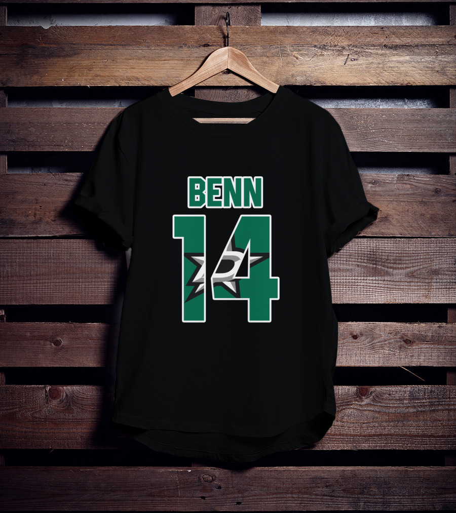 Dallas Stars Benn 14 NHL Hockey Fans T-Shirt