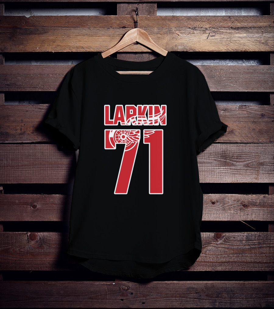Detroit Red Wings Dylan Larkin 71 NHL T-Shirt