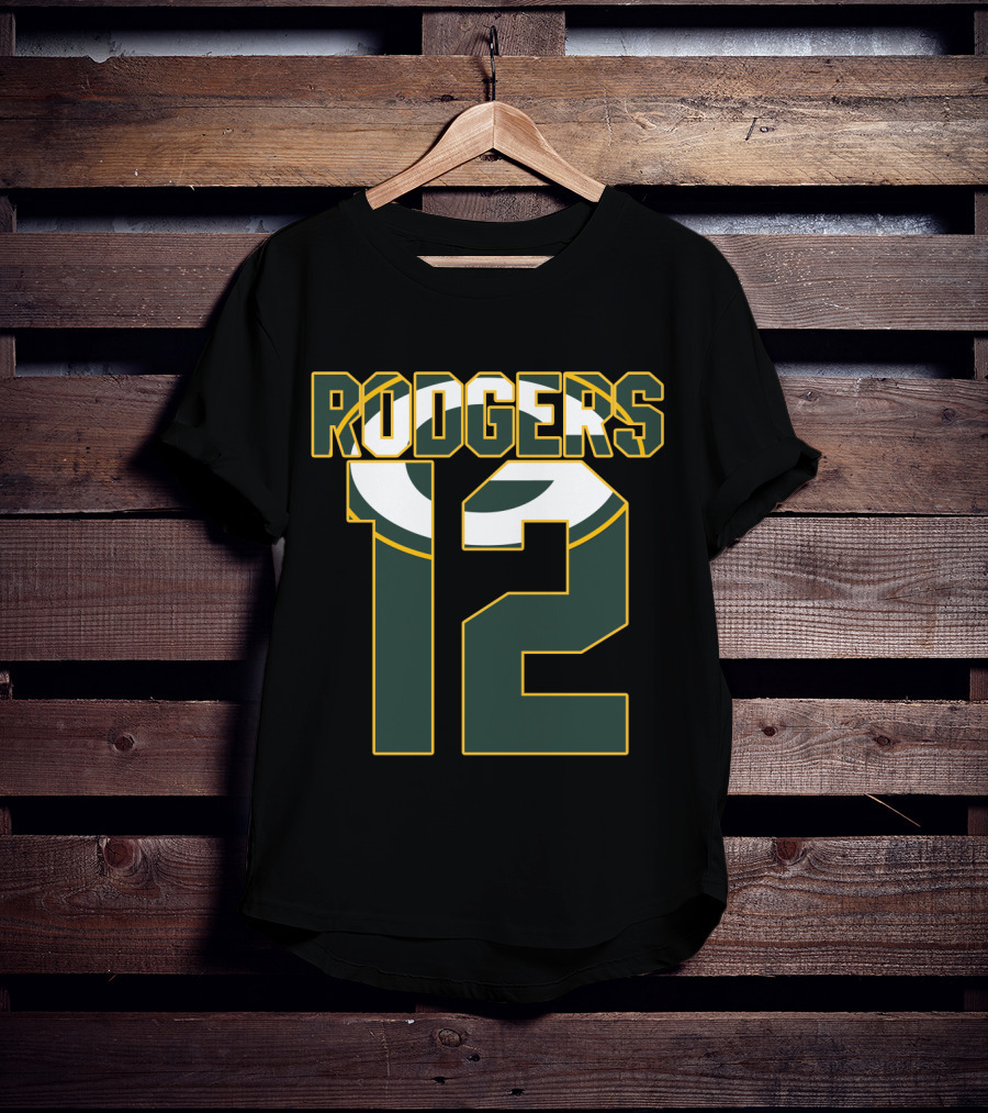 Green Bay Packers Aaron Rodgers 12 Jersey T-Shirt