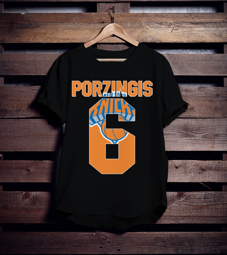 Porzingis New York Knicks Nba T-Shirt