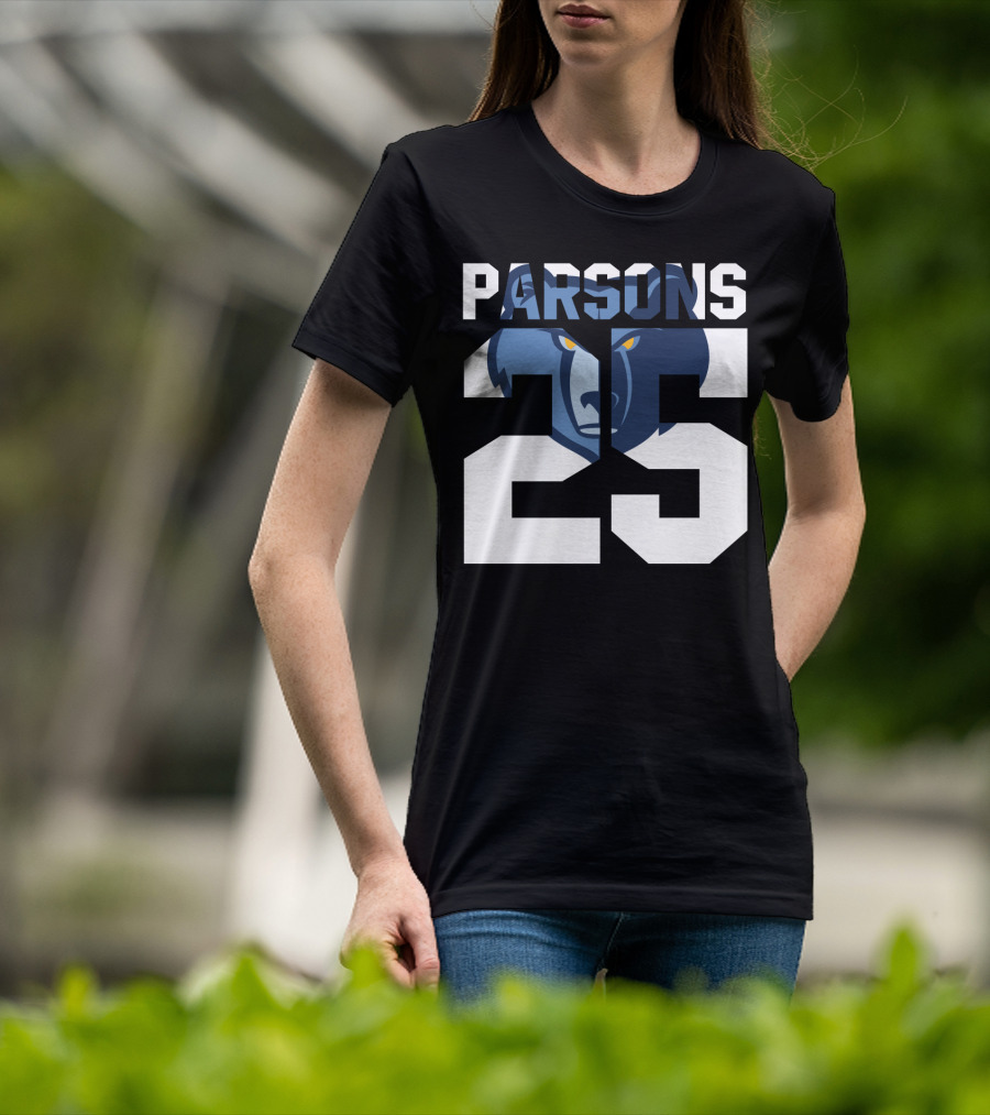 Parsons 25 Memphis Grizzlies Bear T-Shirt