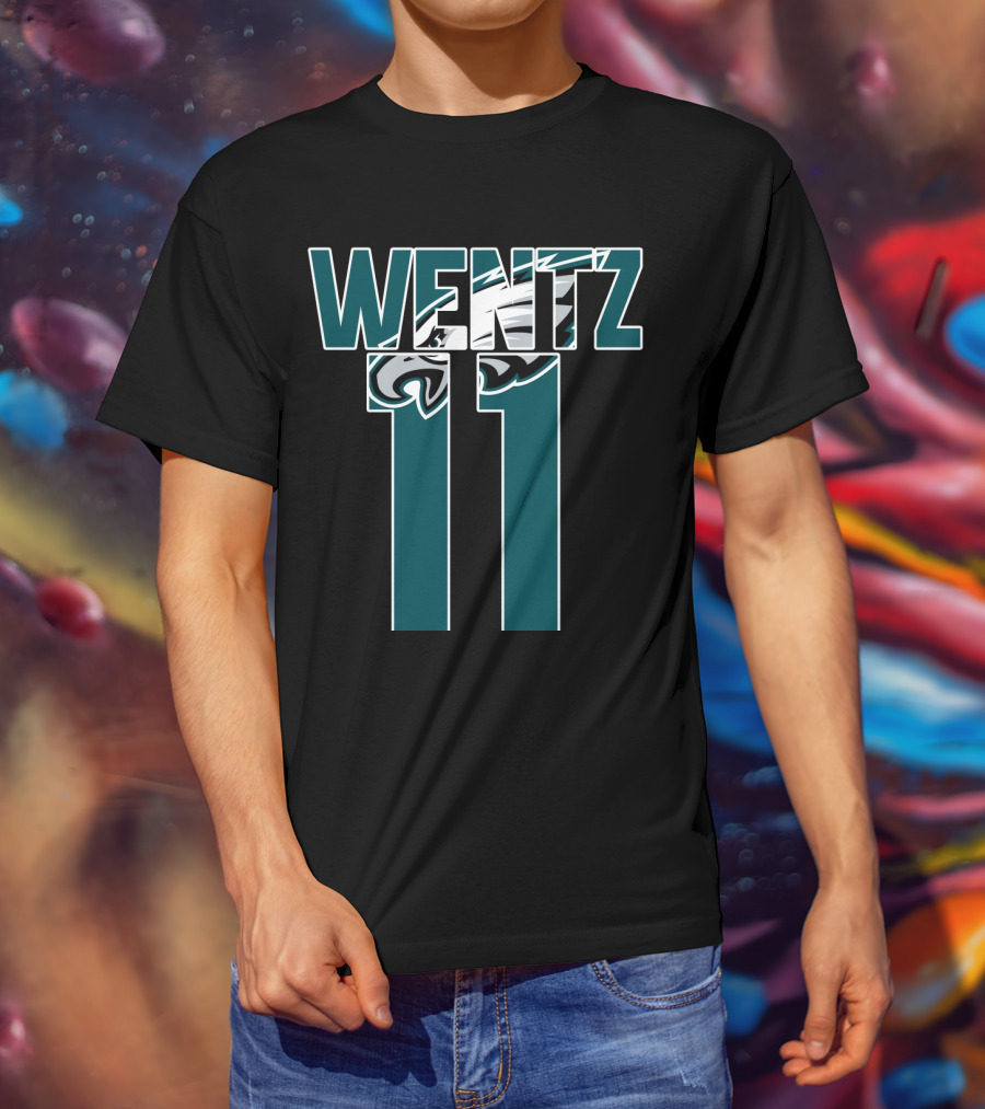 Wentz 11 Philadelphia Eagles T-Shirt