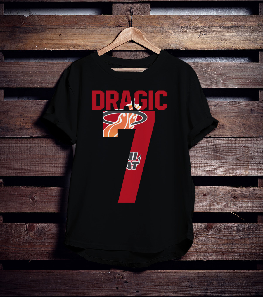 Goran Dragic Number 7 Miami Heat T-Shirt