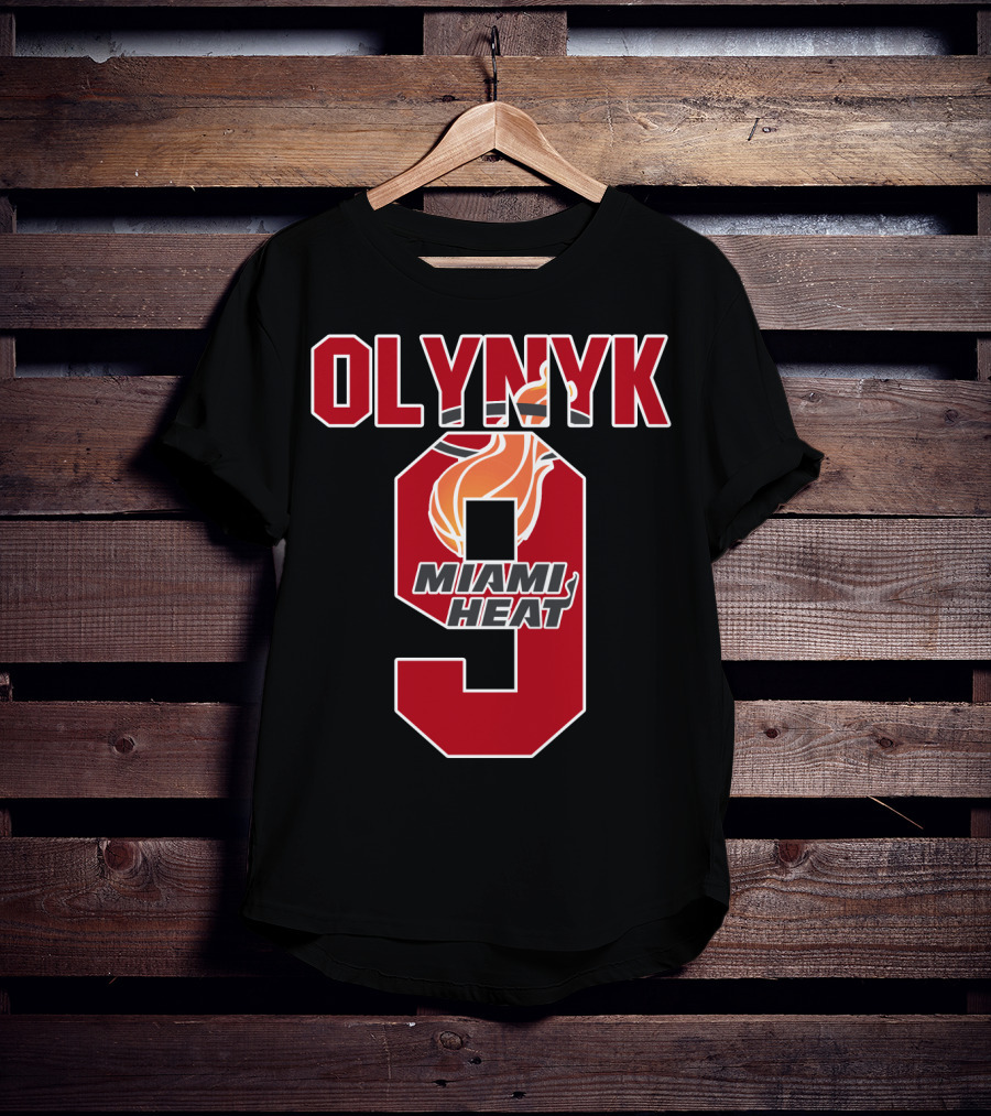 Olynyk 9 Miami Heat T-Shirt