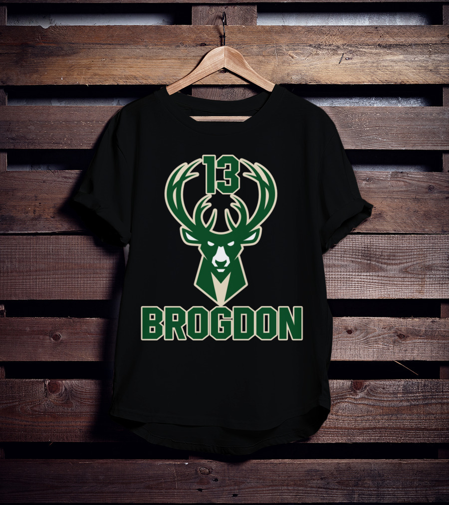 Milwaukee Bucks 13 Brogdon T-Shirt