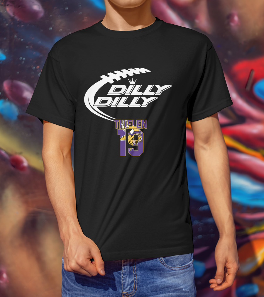 Dilly Dilly Minnesota Vikings Adam Thielen 19 Football T-Shirt