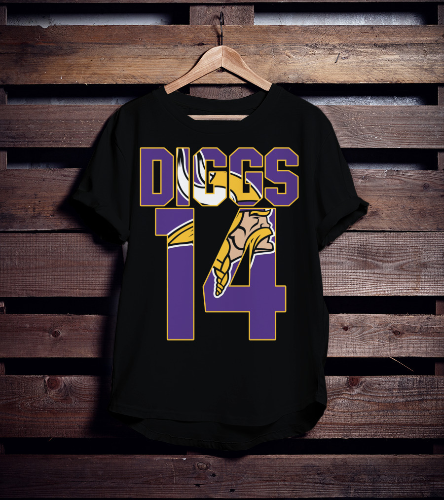 Minnesota Vikings Stefon Diggs 14 Jersey T-Shirt