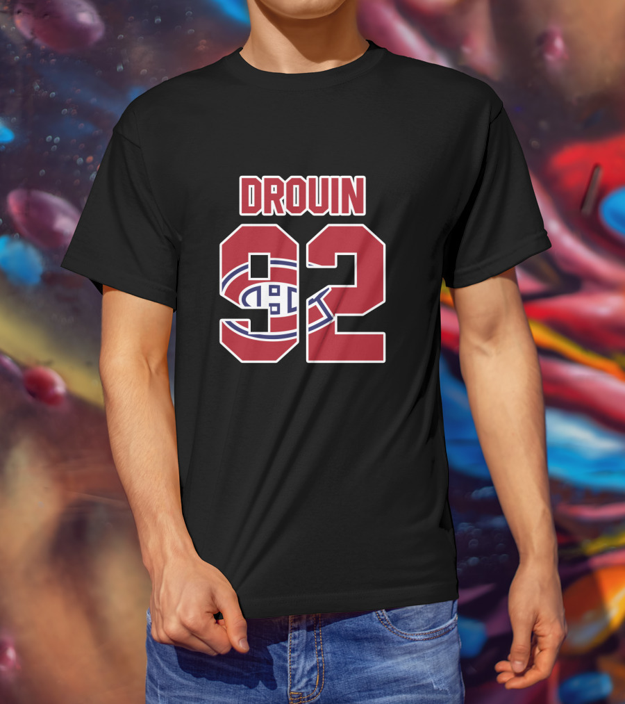 Montreal Canadiens Jonathan Drouin 92 NHL T-Shirt