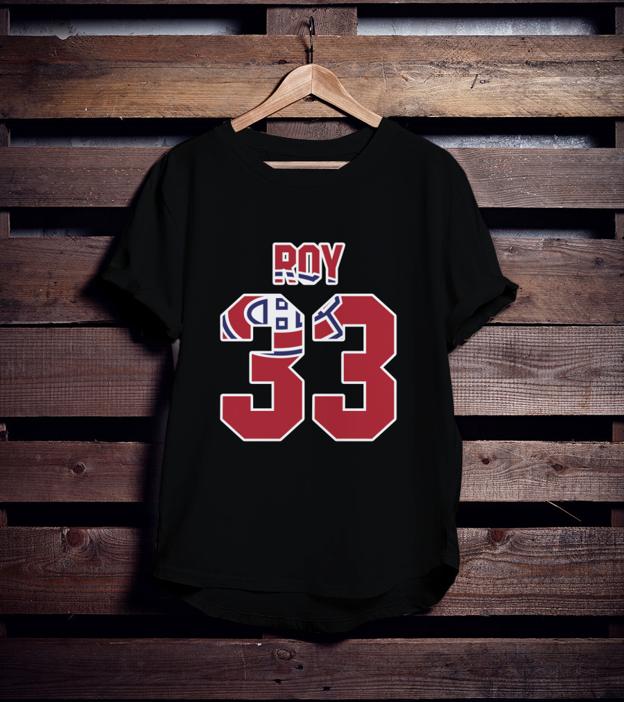 Montreal Canadiens Roy 33 NHL Hockey Fans T-Shirt