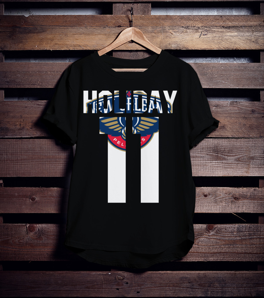 New Orleans Pelicans Holiday 11 Nba Tee Jrue Holiday T-Shirt