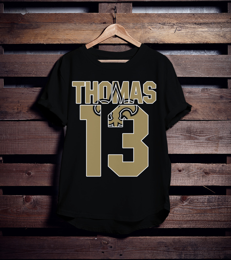 New Orleans Saints Thomas 13 Player Jersey T-Shirt