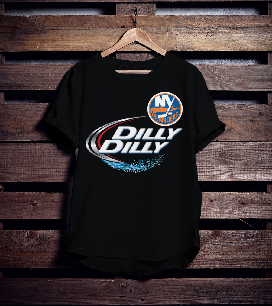 New York Islanders Dilly Dilly NHF Fan Logo Splash T-Shirt