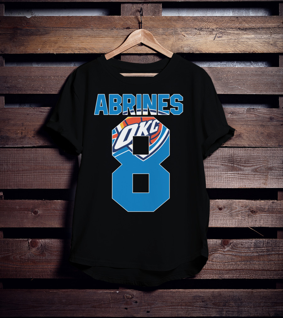 Oklahoma City Thunder Abrines 8 Okc Basketball Nba T-Shirt