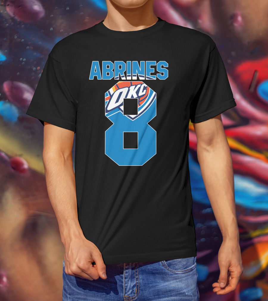 Oklahoma City Thunder Abrines 8 Okc Basketball Nba T-Shirt