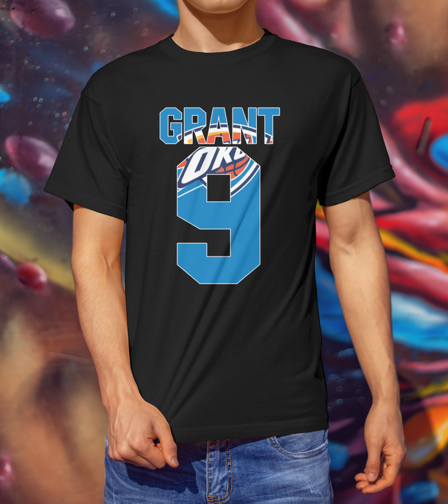 Oklahoma City Thunder Jerami Grant 9 Nba T-Shirt