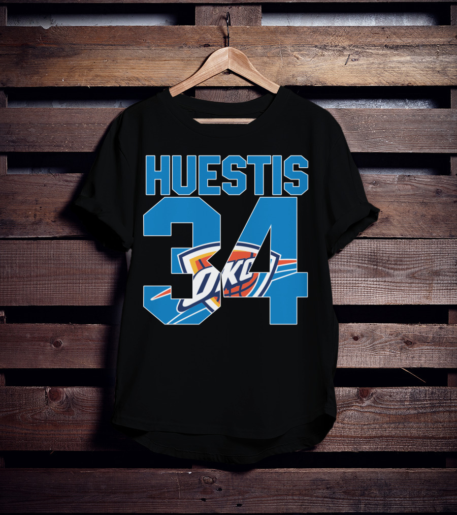 Huestis 34 Okc Oklahoma City Thunder Nba T-Shirt