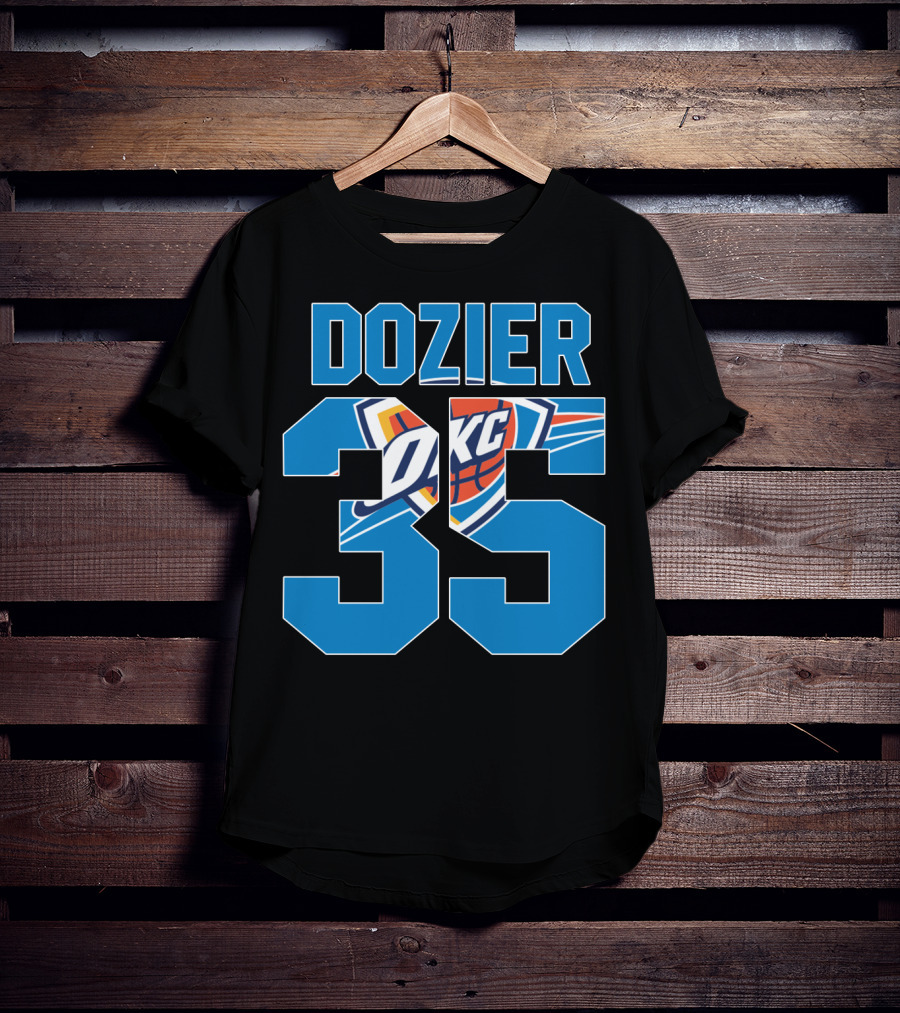 Oklahoma City Thunder Dozier 35 Nba T-Shirt