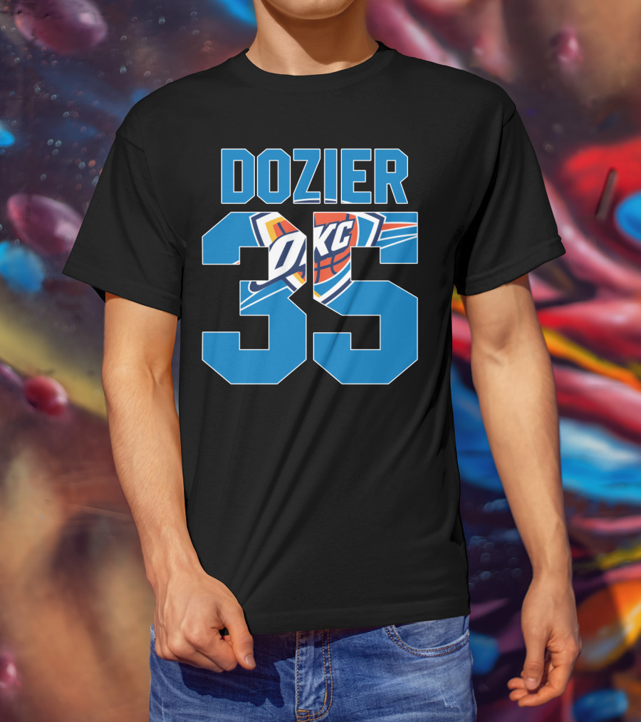 Oklahoma City Thunder Dozier 35 Nba T-Shirt