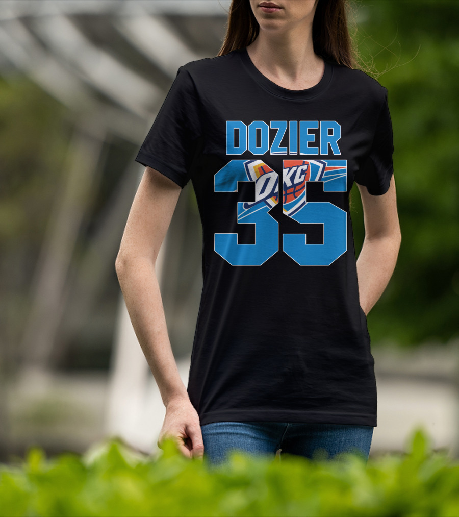 Oklahoma City Thunder Dozier 35 Nba T-Shirt