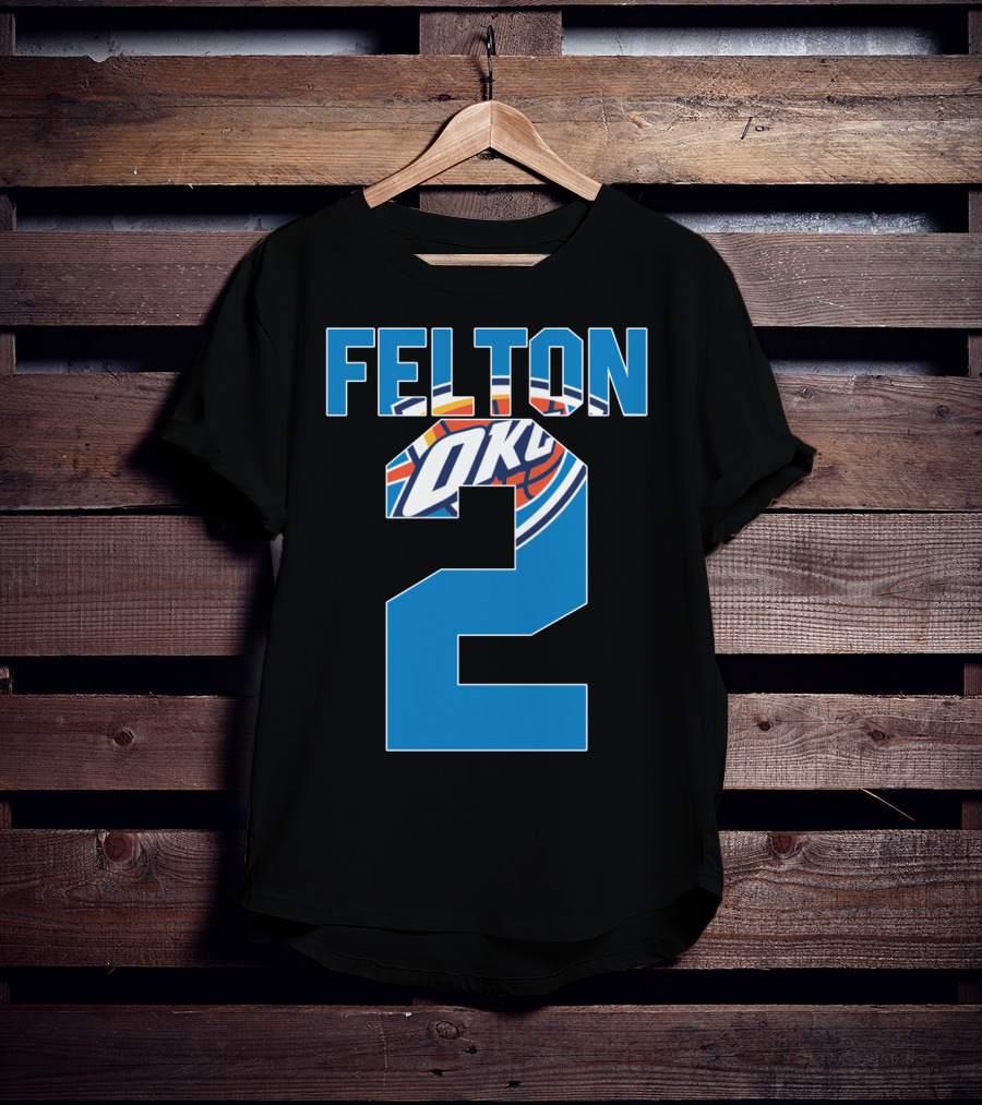 Oklahoma City Thunder Raymond Felton 2 Nba Okc Basketball T-Shirt