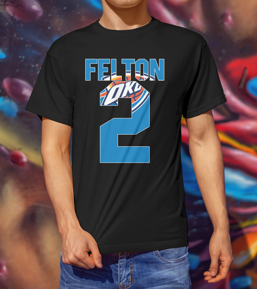 Oklahoma City Thunder Raymond Felton 2 Nba Okc Basketball T-Shirt
