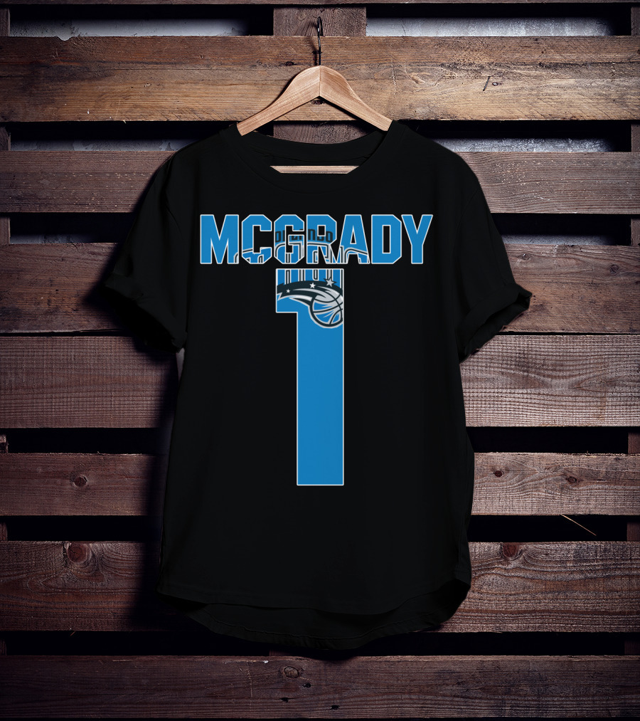 Orlando Magic Tracy Mcgrady Number One Nba Mcgrady 1 T-Shirt