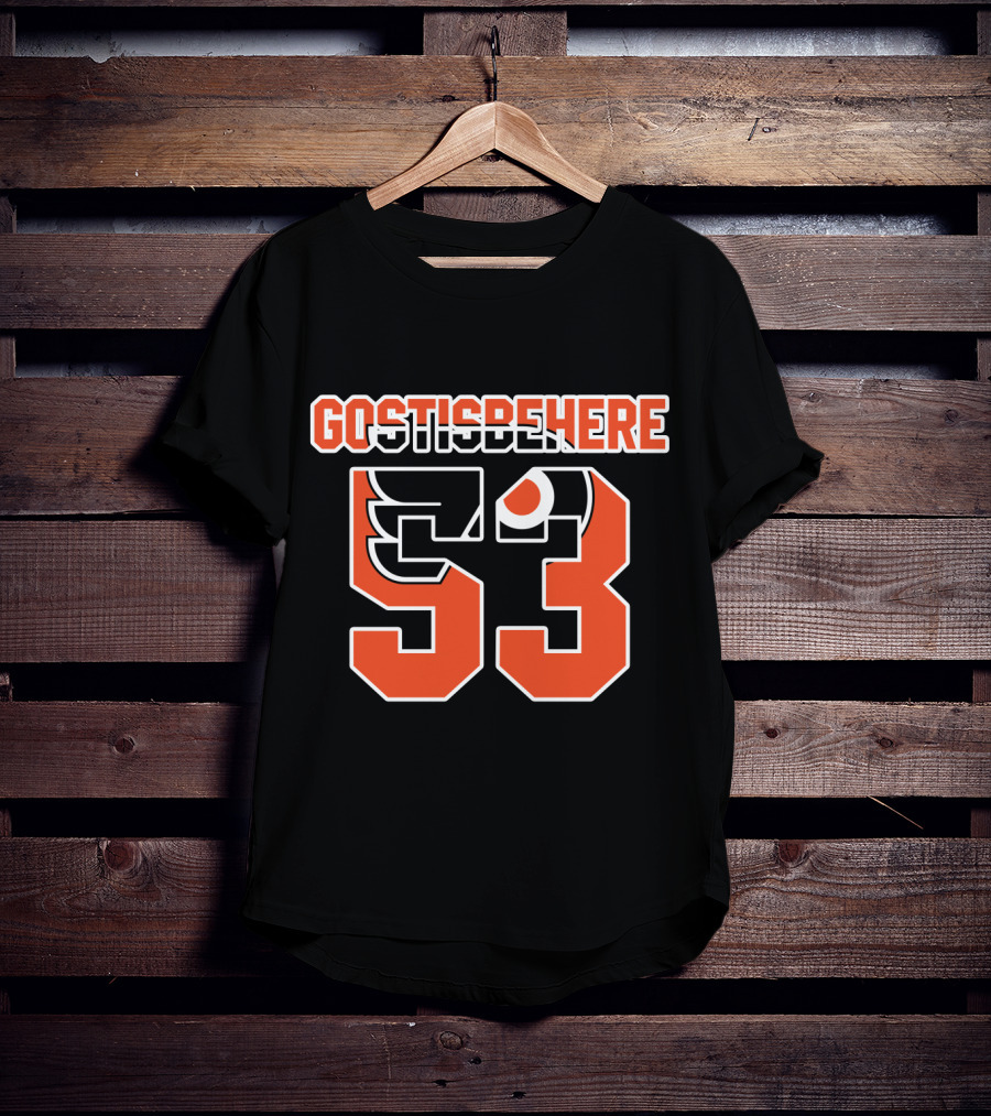 Philadelphia Flyers Gostisbehere 53 NHL T-Shirt