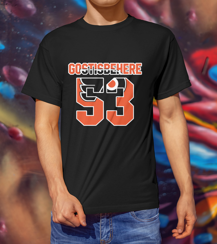 Philadelphia Flyers Gostisbehere 53 NHL T-Shirt