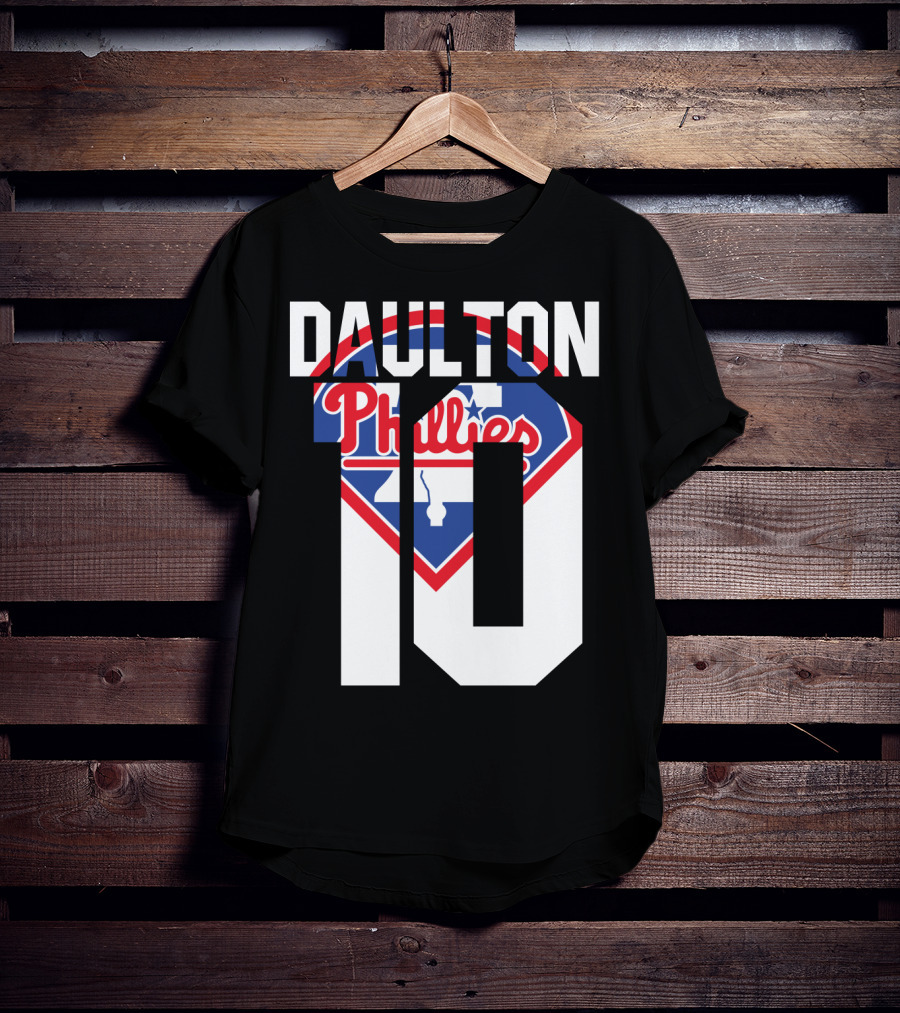Philadelphia Phillies Daulton 10 Baseball T-Shirt