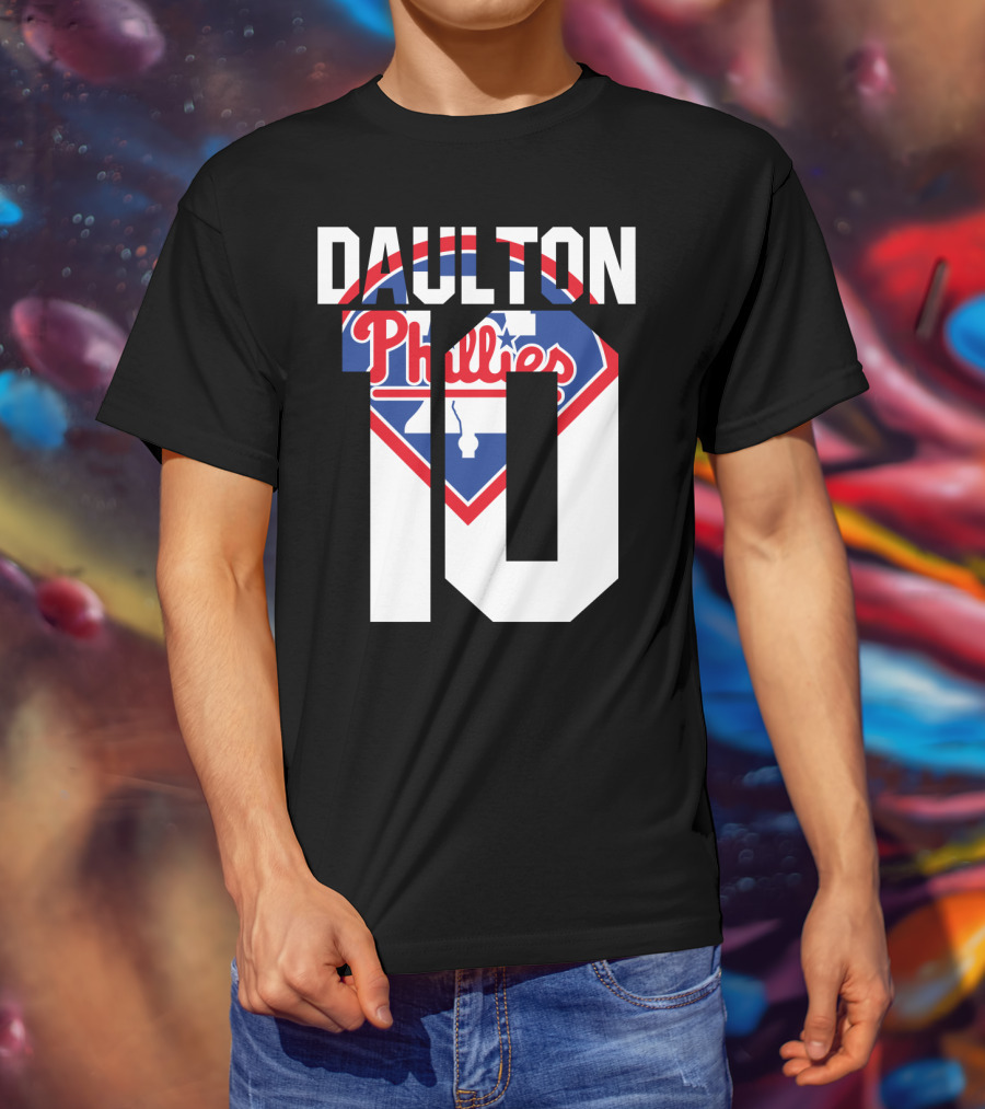 Philadelphia Phillies Daulton 10 Baseball T-Shirt