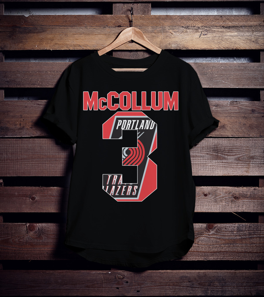 Portland Trail Blazers Mccollum 3 Nba T-Shirt