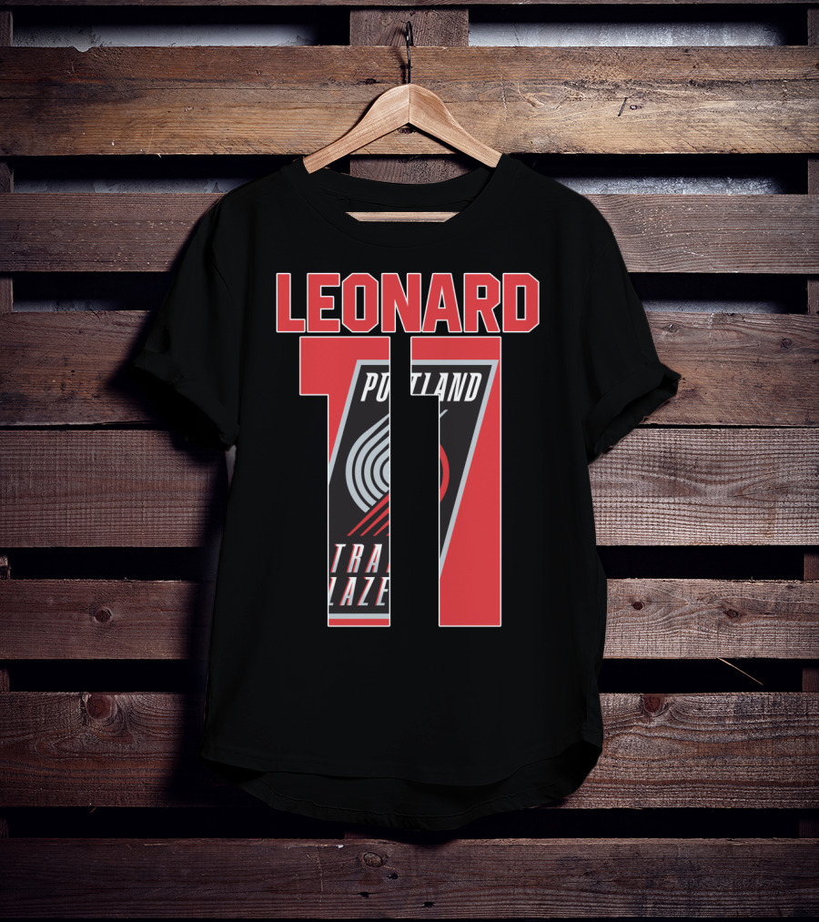 Leonard 11 Portland Trail Blazers Nba T-Shirt
