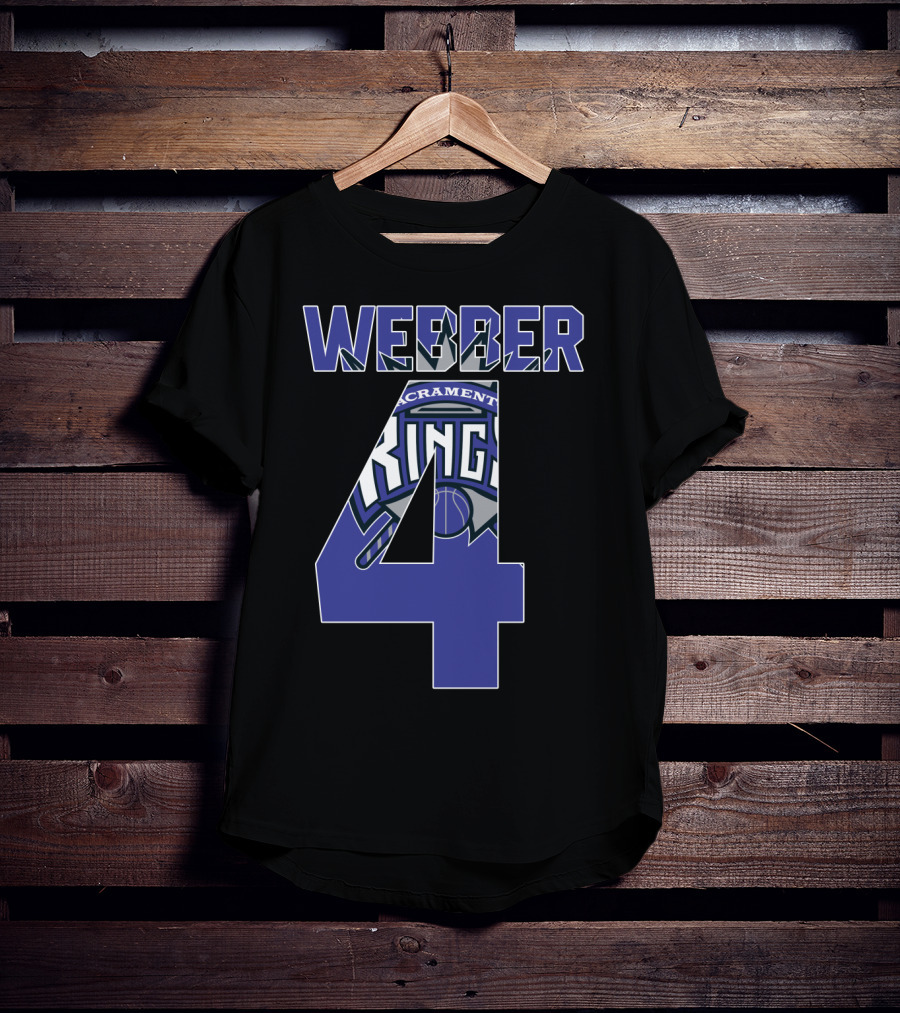 Sacramento Kings Chris Webber 4 Nba T-Shirt
