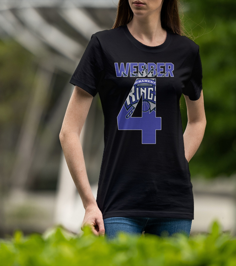Sacramento Kings Chris Webber 4 Nba T-Shirt