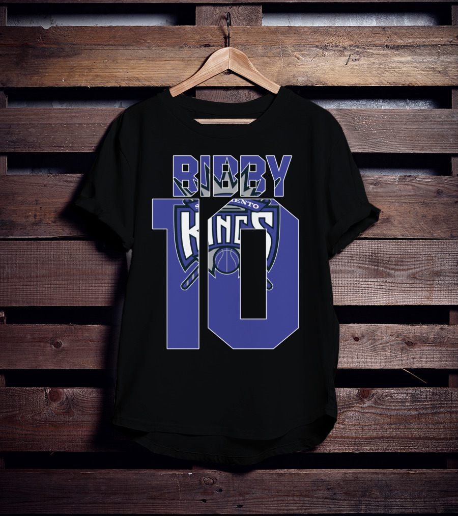 Sacramento Kings Mike Bibby 10 Nba Basketball Fan T-Shirt