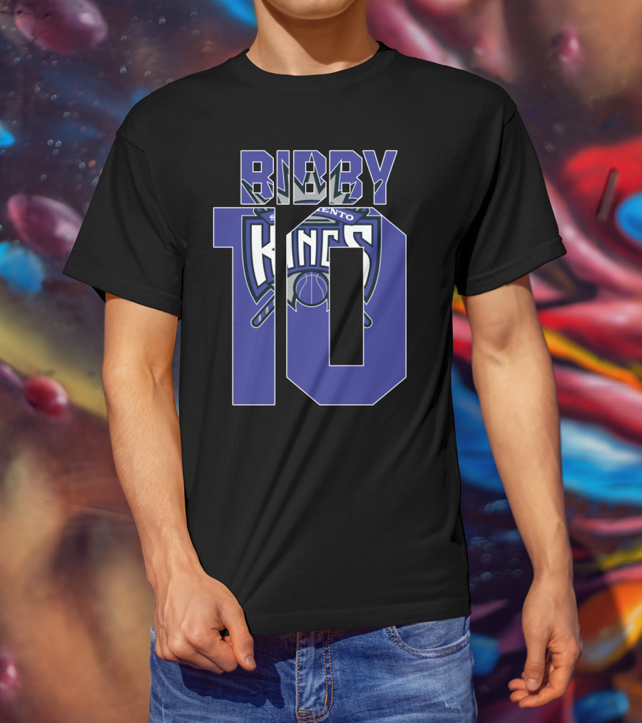 Sacramento Kings Mike Bibby 10 Nba Basketball Fan T-Shirt