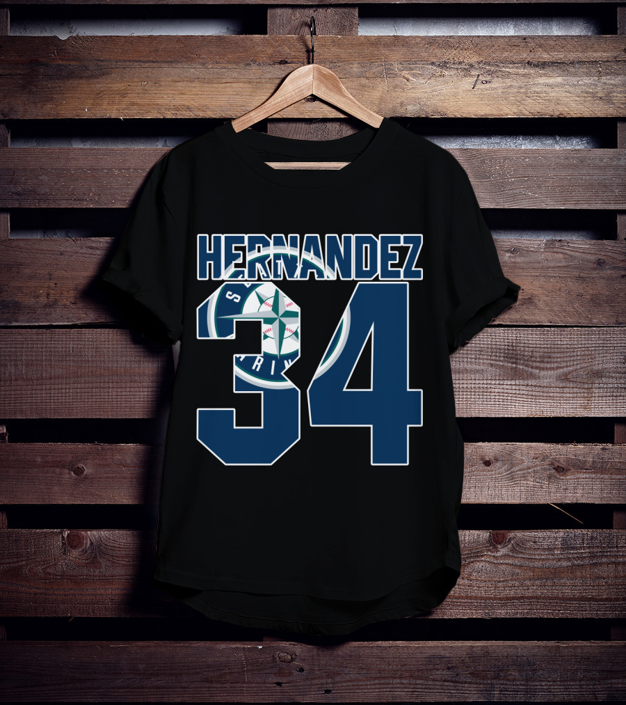 Seattle Mariners Hernandez 34 T-Shirt