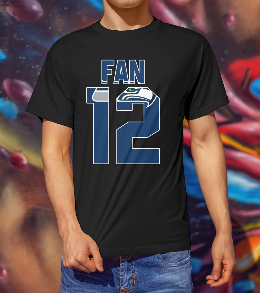 Seattle Seahawks Fan 12 Jersey T-Shirt