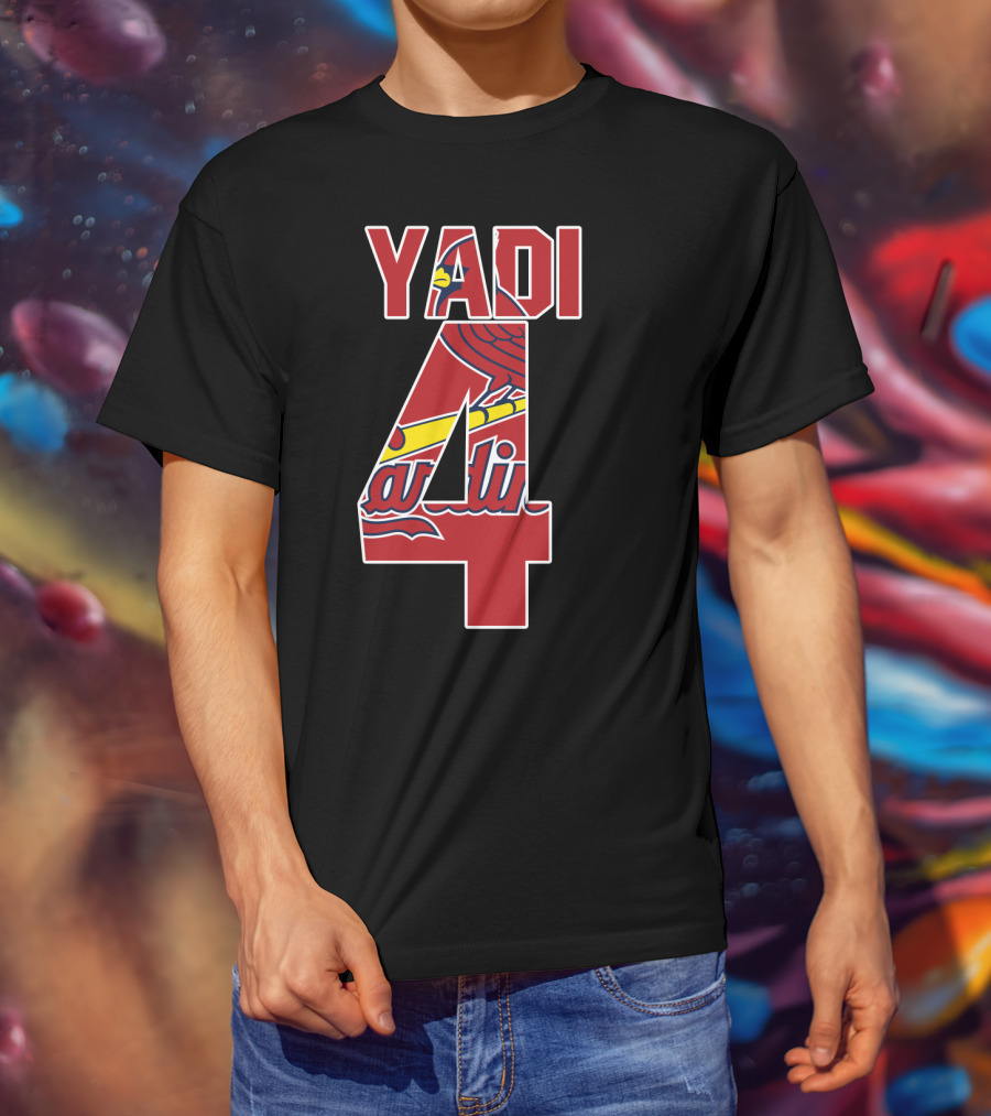 St. Louis Cardinals Yadier Molina Yadi 4 Jersey T-Shirt