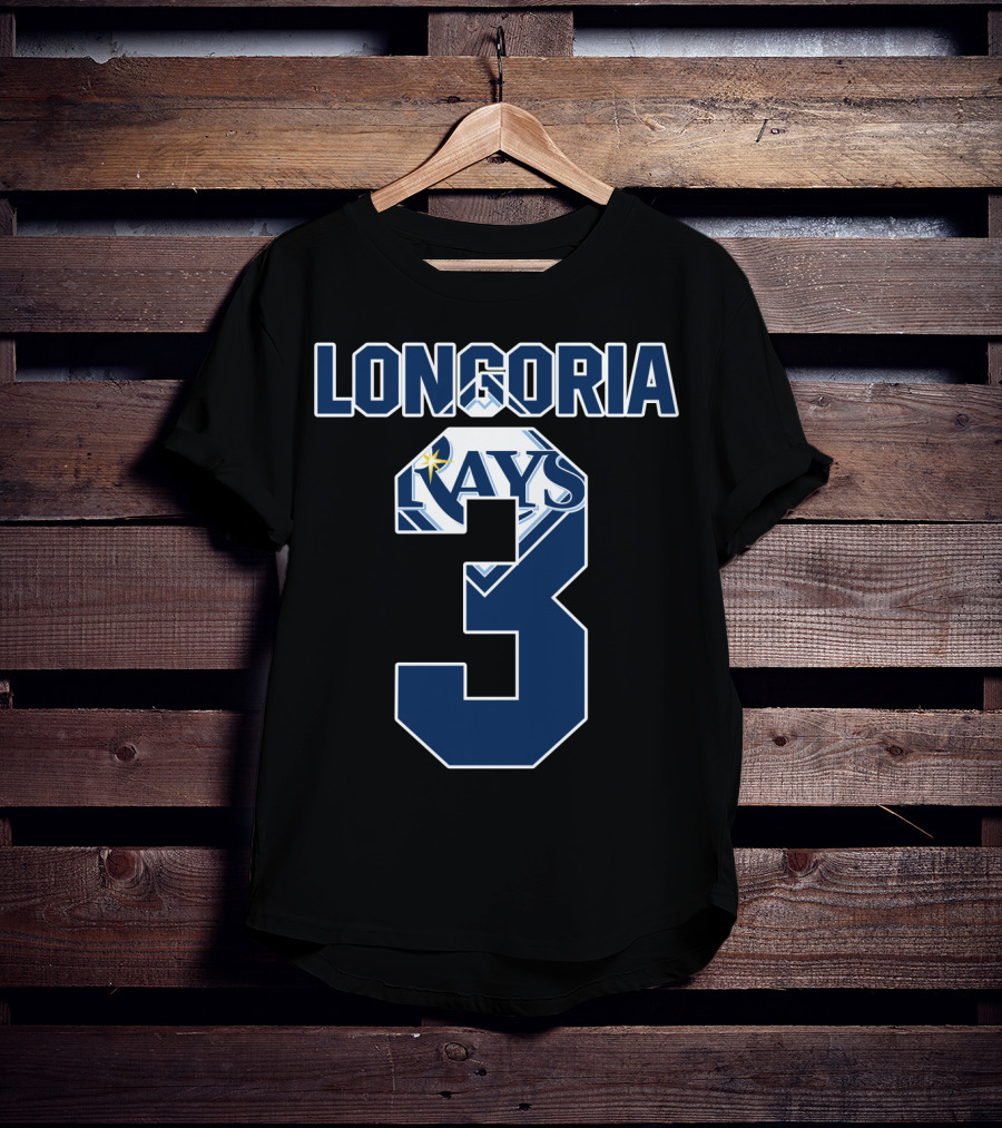 Longoria 3 Tampa Bay Rays T-Shirt