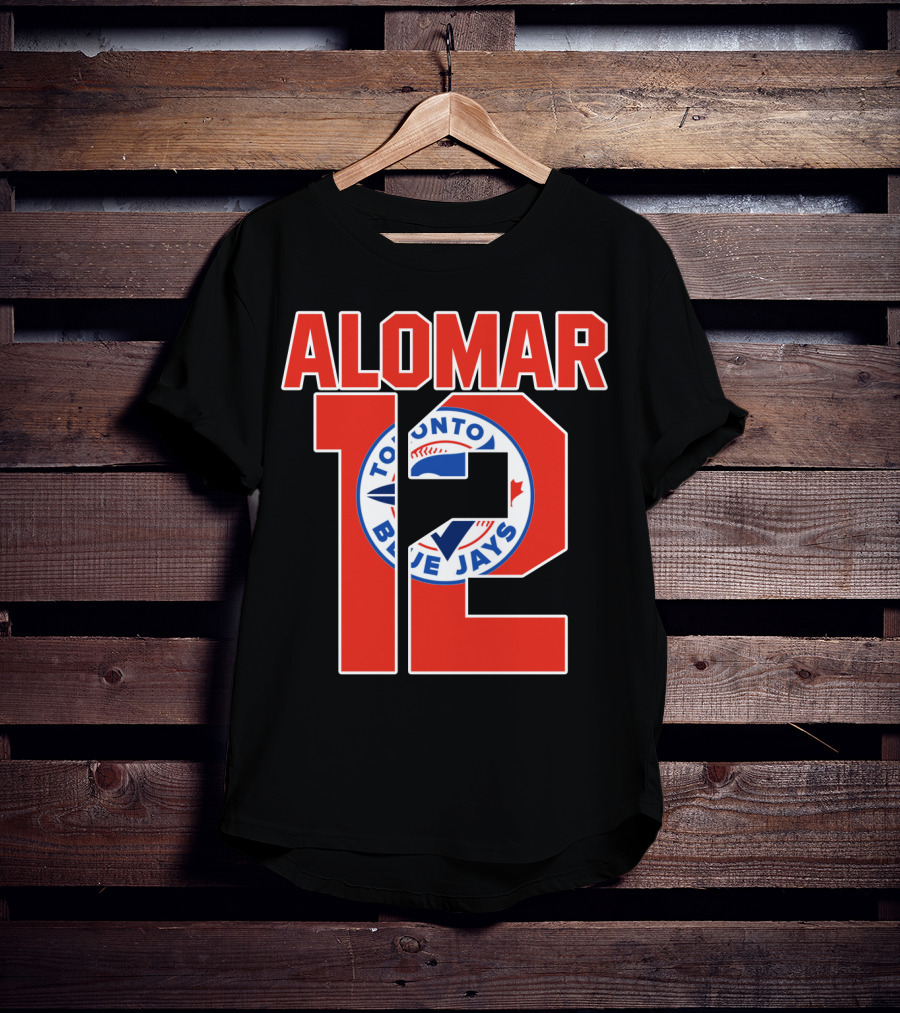 Toronto Blue Jays Alomar 12 Jersey T-Shirt