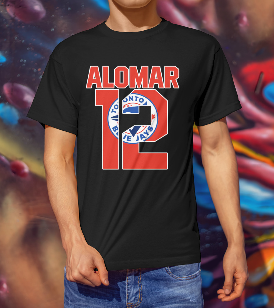 Toronto Blue Jays Alomar 12 Jersey T-Shirt