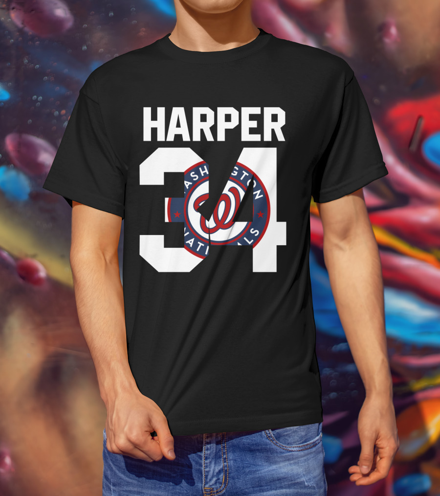 Harper 34 Washington Nationals T-Shirt