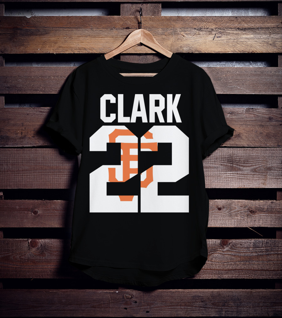 Clark 22 San Francisco Giants 1989 T-Shirt