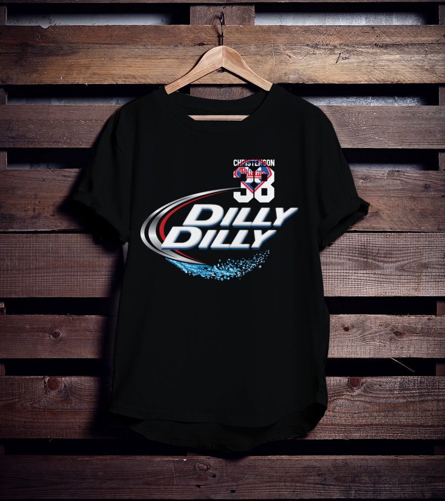 Christenson #38 Philadelphia Phillies Dilly Dilly 1981 T-Shirt